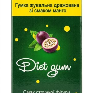 Diet Gum — гумка жувальна дражована зі смаком манго