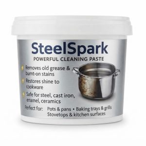 Паста для чищення металевого посуду SteelSpark