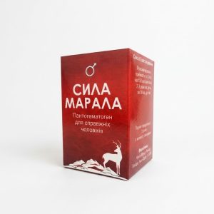 Сила Марала (порошок) — для посилення потенції